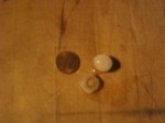 Marble-size hail compared to a penny...